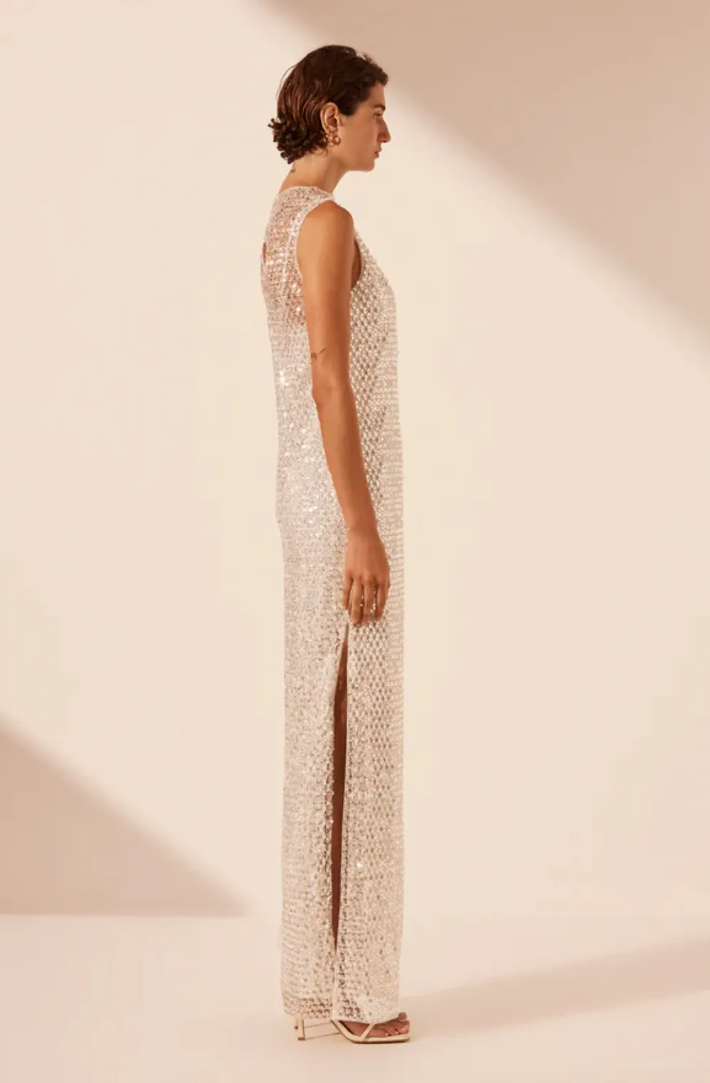 1244525 - ASTERI HIGH NECK SLEEVELESS MAXI