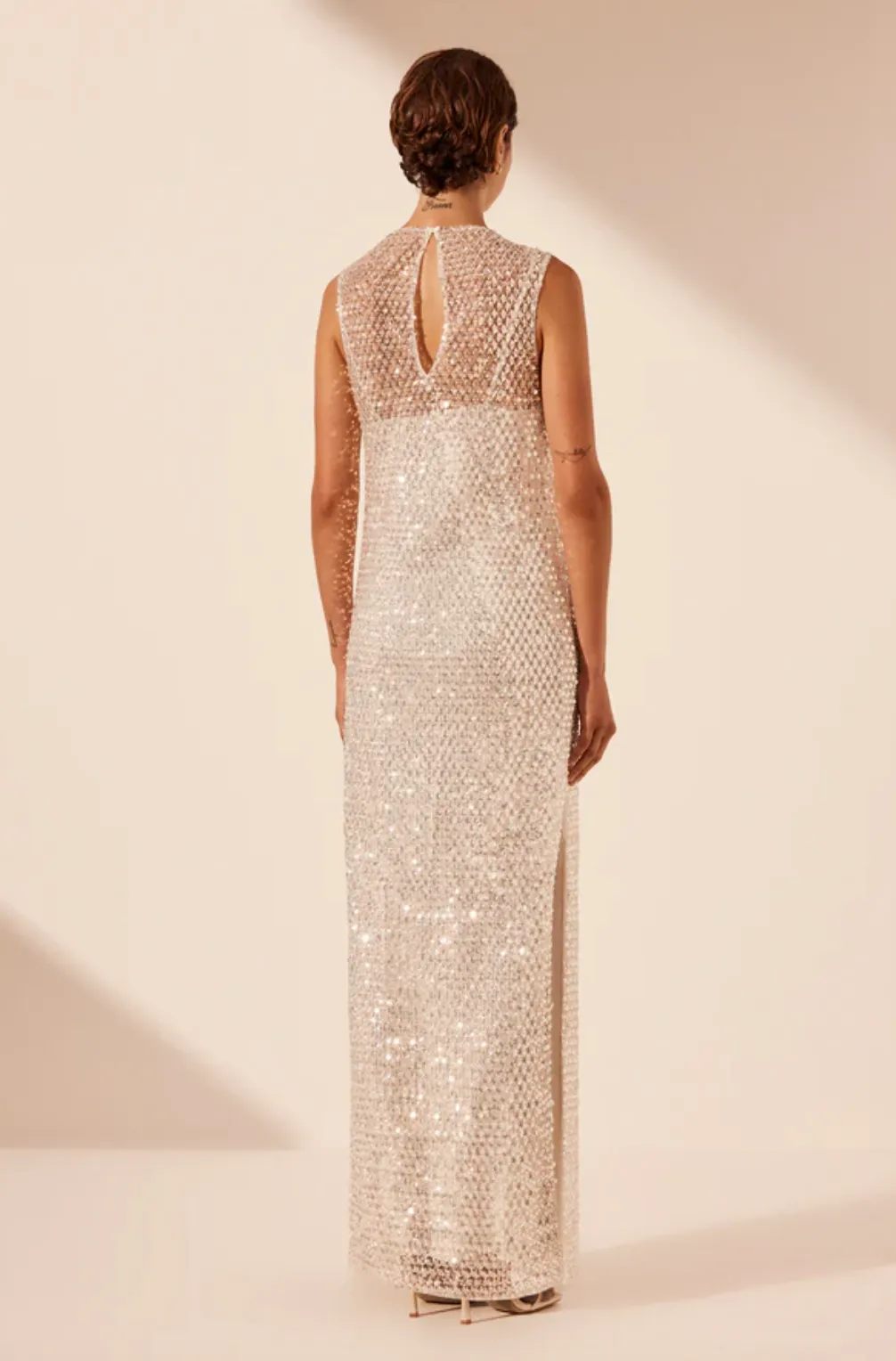 1244525 - ASTERI HIGH NECK SLEEVELESS MAXI