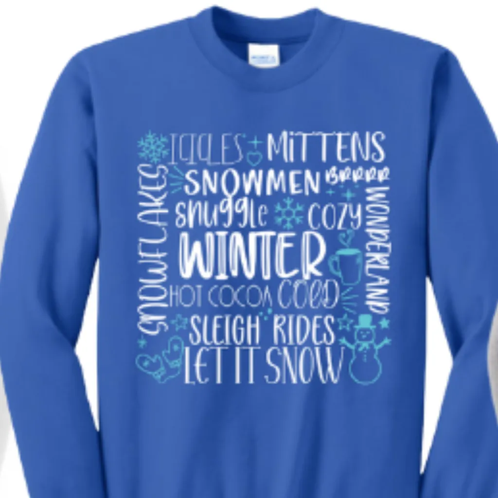 2022 Holiday Crewneck Sweatshirt 12 Designs