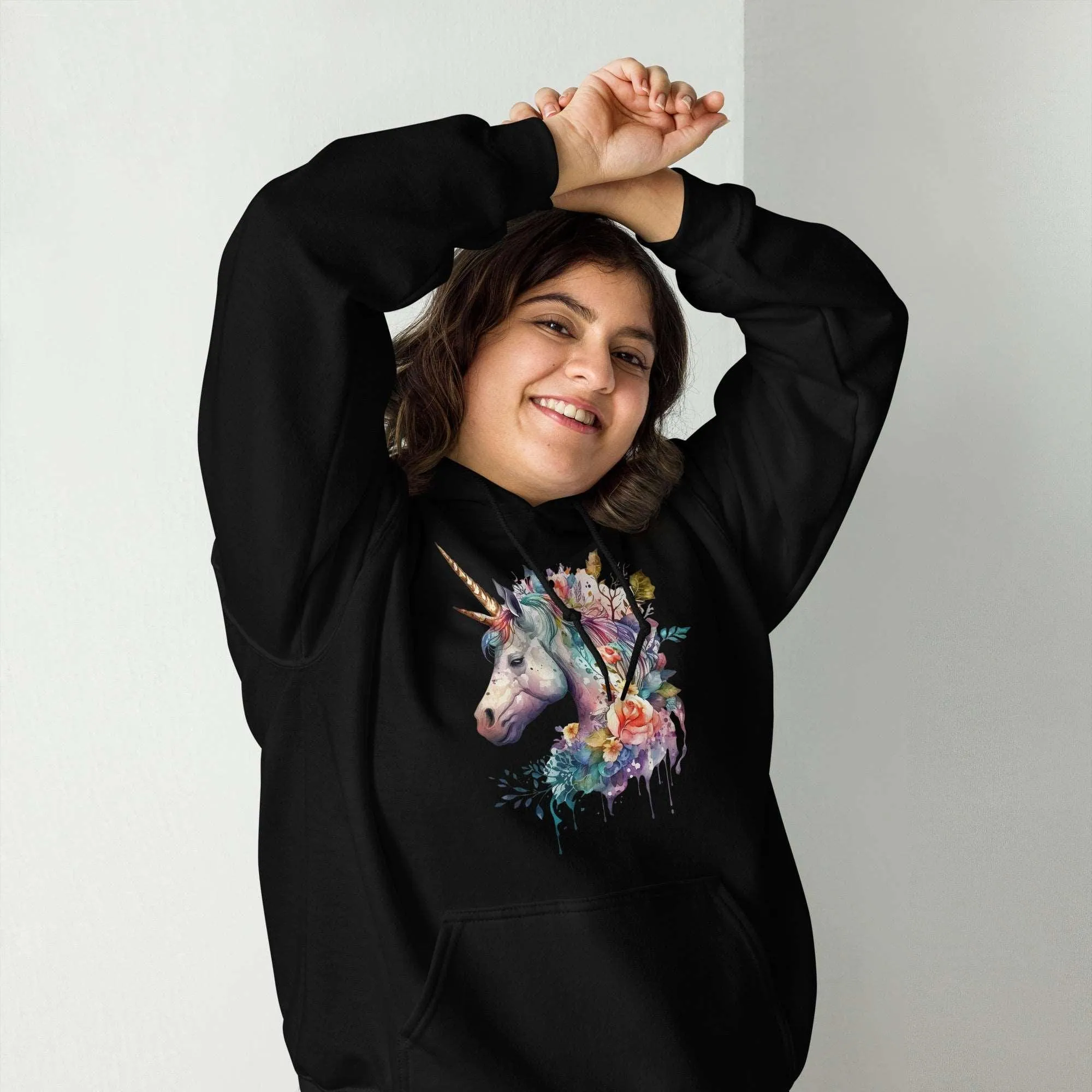 Abstract Unicorn Unisex Hoodie