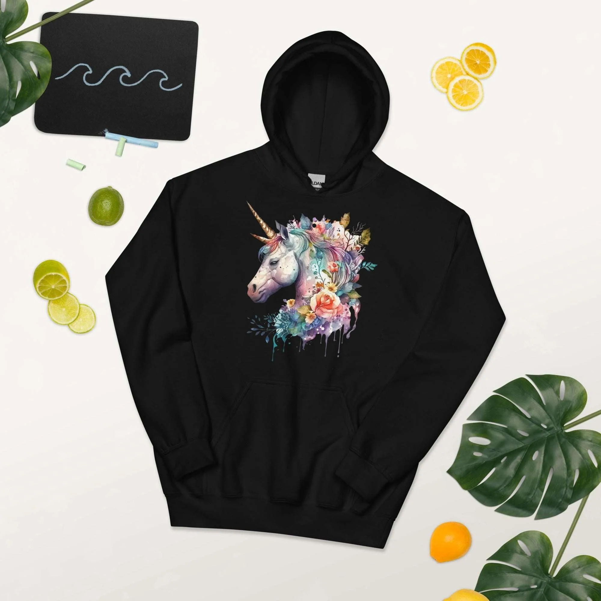Abstract Unicorn Unisex Hoodie