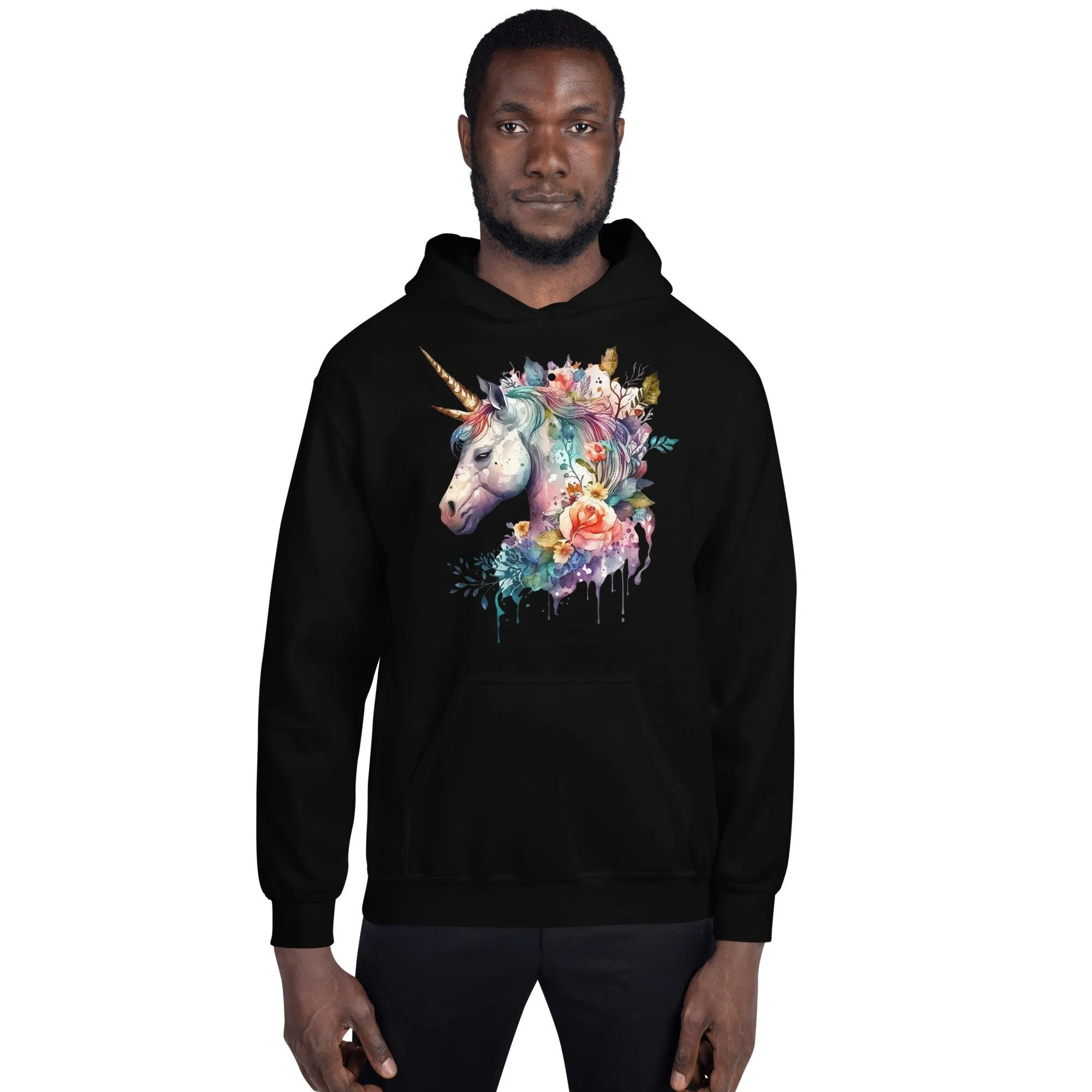 Abstract Unicorn Unisex Hoodie