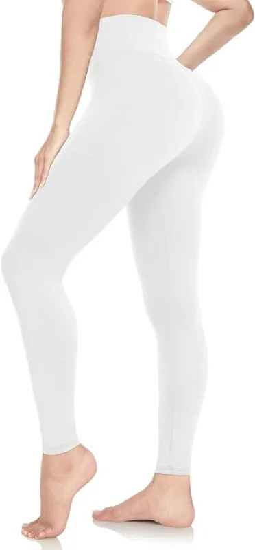 ACTINPUT Black Leggings for Women Soft High Waisted Tummy Control Leggings Sports Workout Gym Running Yoga Pants