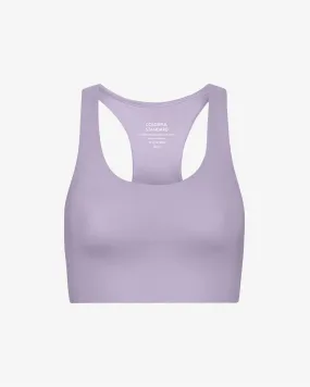 Active Cropped Bra - Pearly Purple