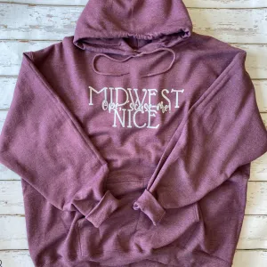 Adult Heather Maroon Midwest "Ope 'Scuse Me"