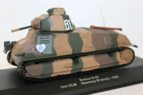 Altaya 1/100? Scale Diecast / Plastic - Somua S-35 1ere DLM Quesnoy France 1940