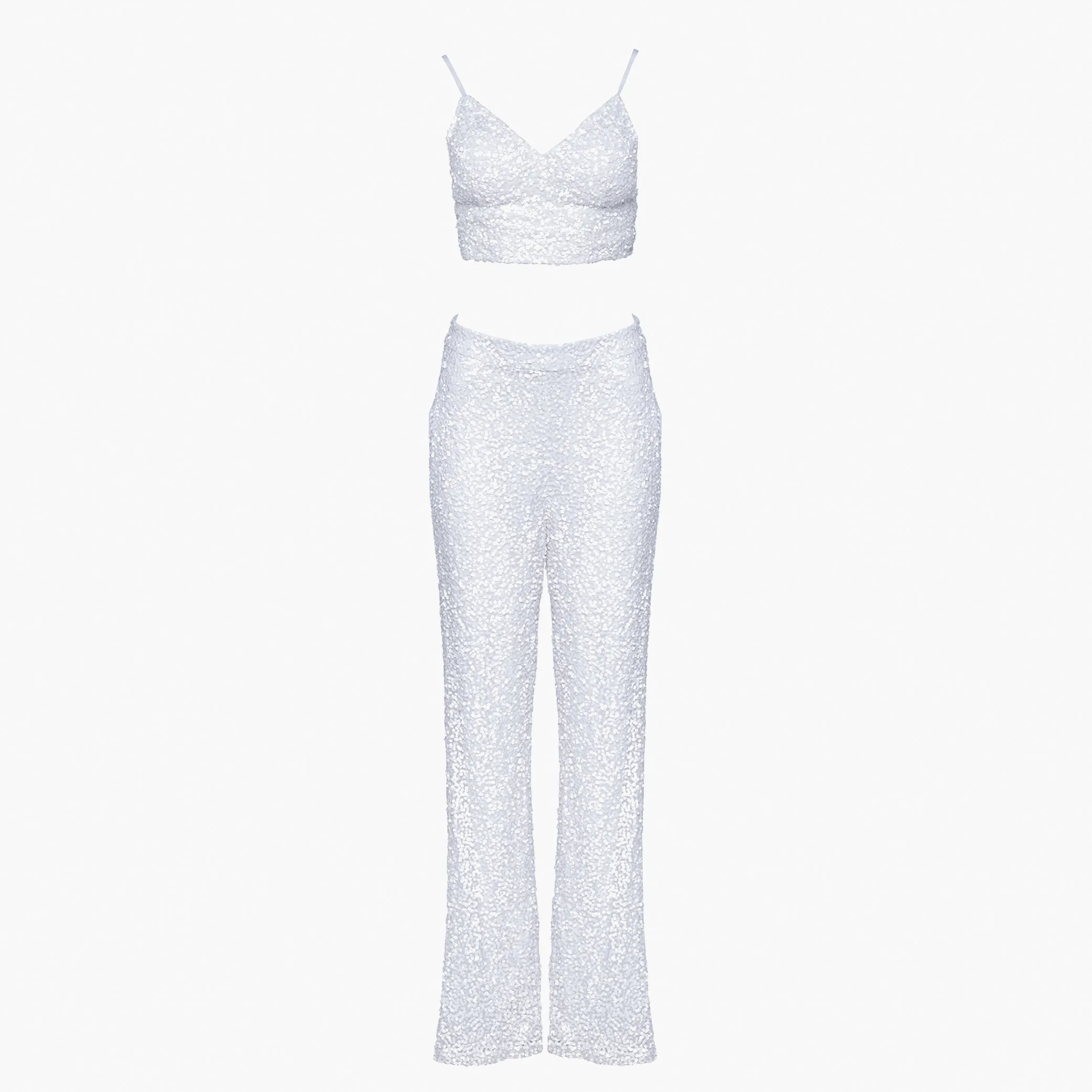Anastasia Beaded Bra Crop Top