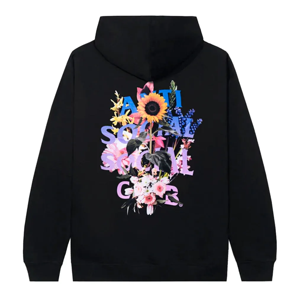 Anti Social Social Club Bouquet For The Old Days Black Hoodie