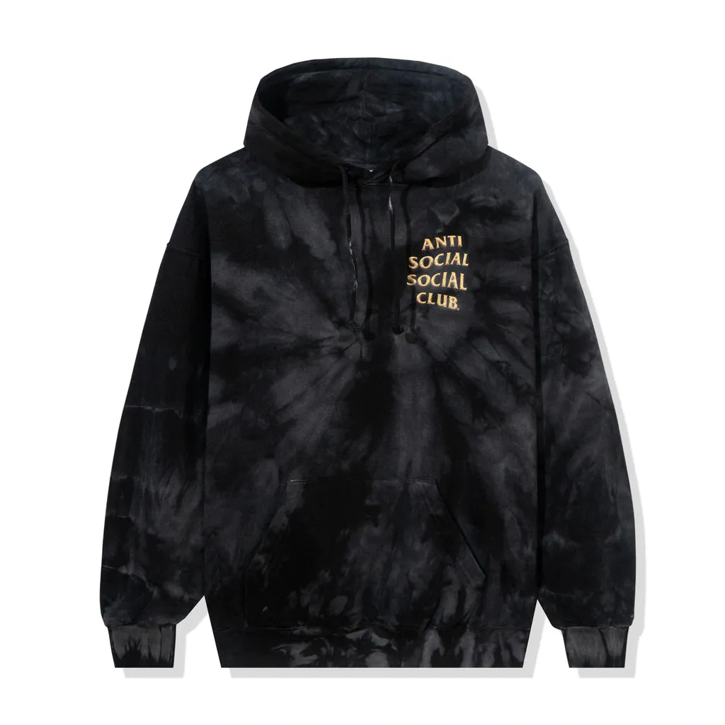 Anti Social Social Club Effectionate Black Tie Dye Hoodie