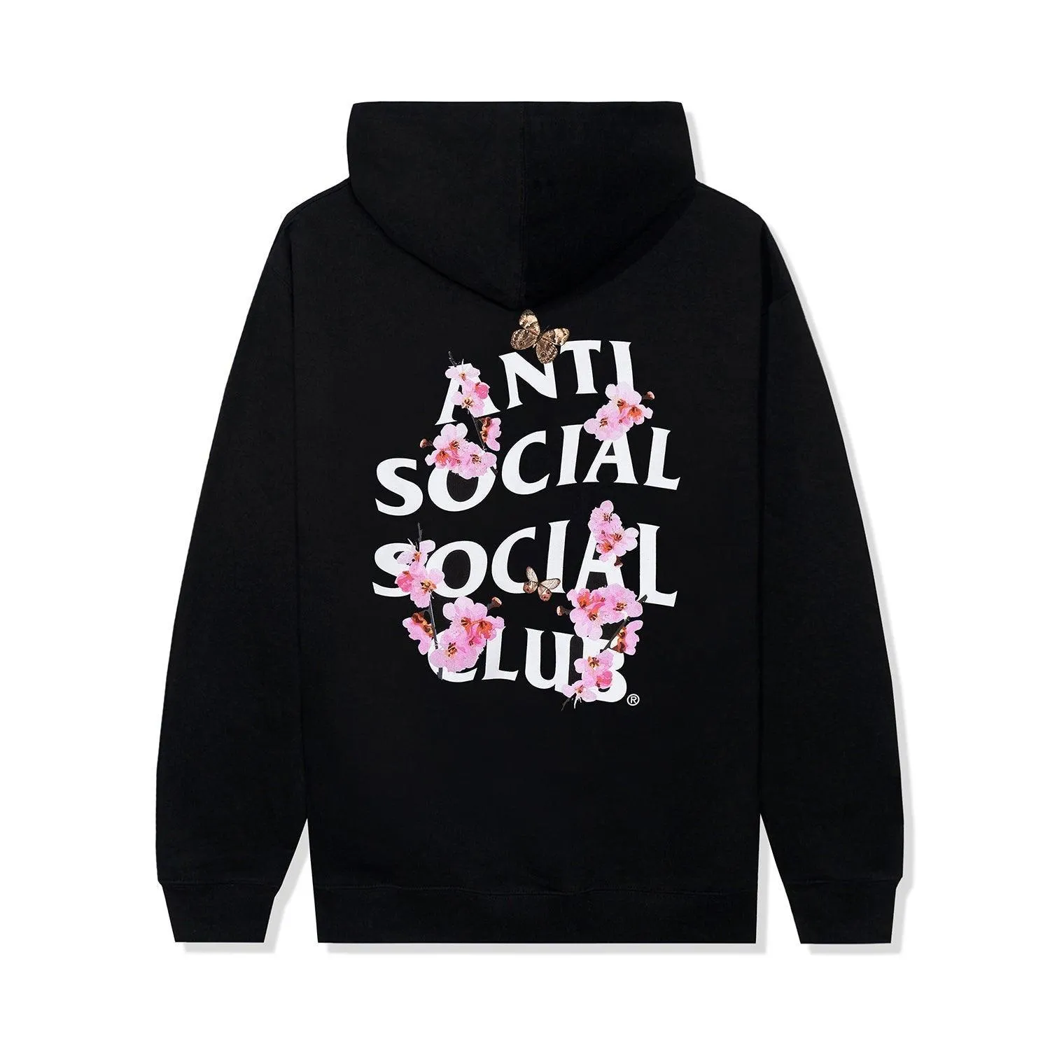 Anti Social Social Club Kkotch Zip-Up Hoodie Black