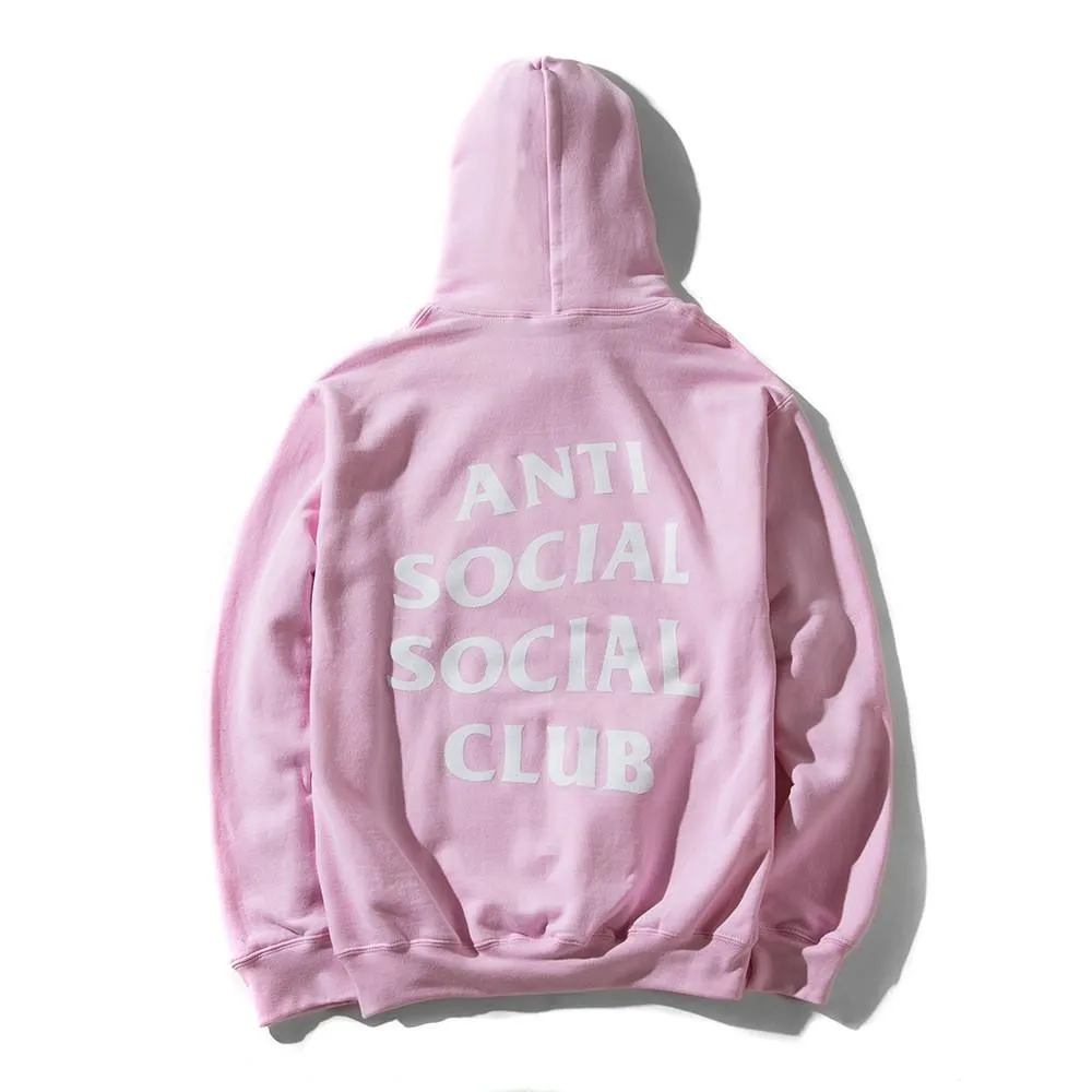 Anti Social Social Club Know You Better Pink Hoodie