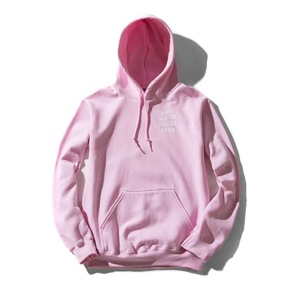 Anti Social Social Club Know You Better Pink Hoodie