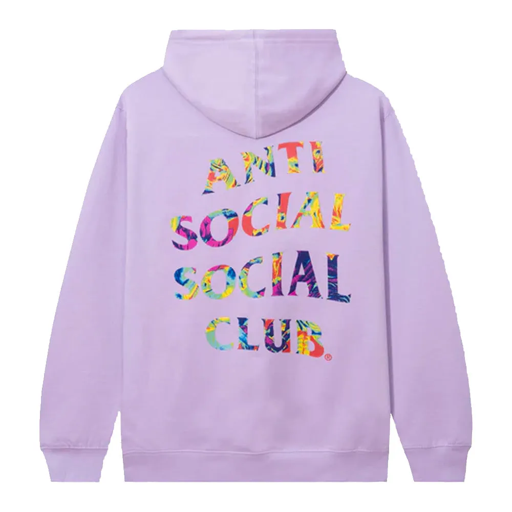 Anti Social Social Club Pedals On the Floor Lavendar Hoodie