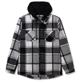 Anti Social Social Club Phaneritic White Hooded Flannel
