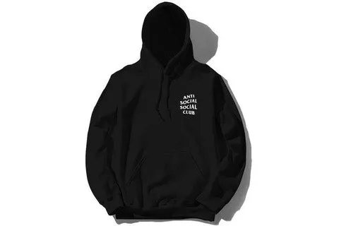 Anti-Social Social Club "KKOCH" HOODIE BLACK