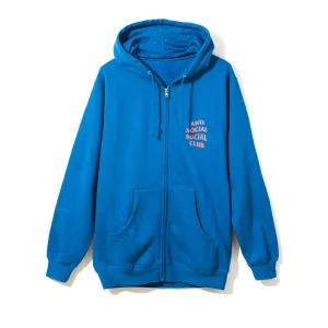 Anti Social Social Club Stella Blue Zip Up Hoodie