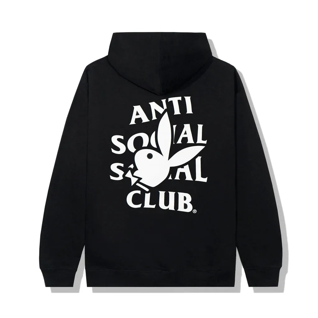 Anti Social Social Club x Playboy Bunny Logo Black Hoodie