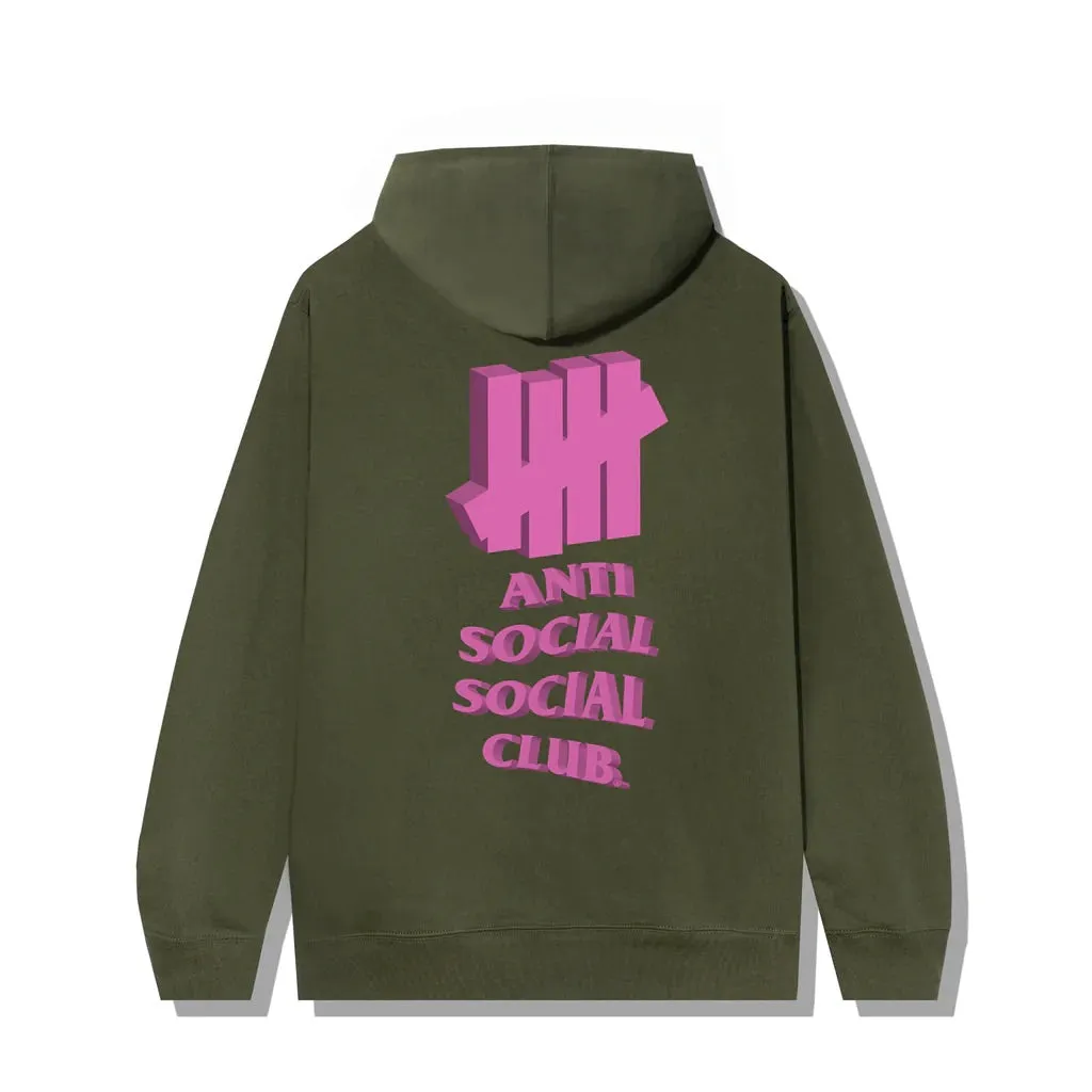 Anti Social Social Club x UNDFTD 1st And La Brea Army Heather Hoodie