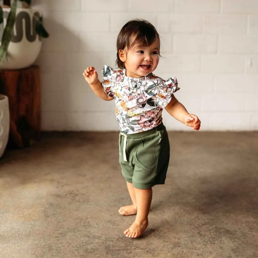 Australiana Short Sleeve Organic Bodysuit