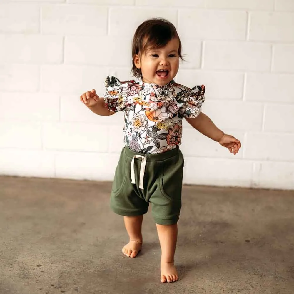 Australiana Short Sleeve Organic Bodysuit