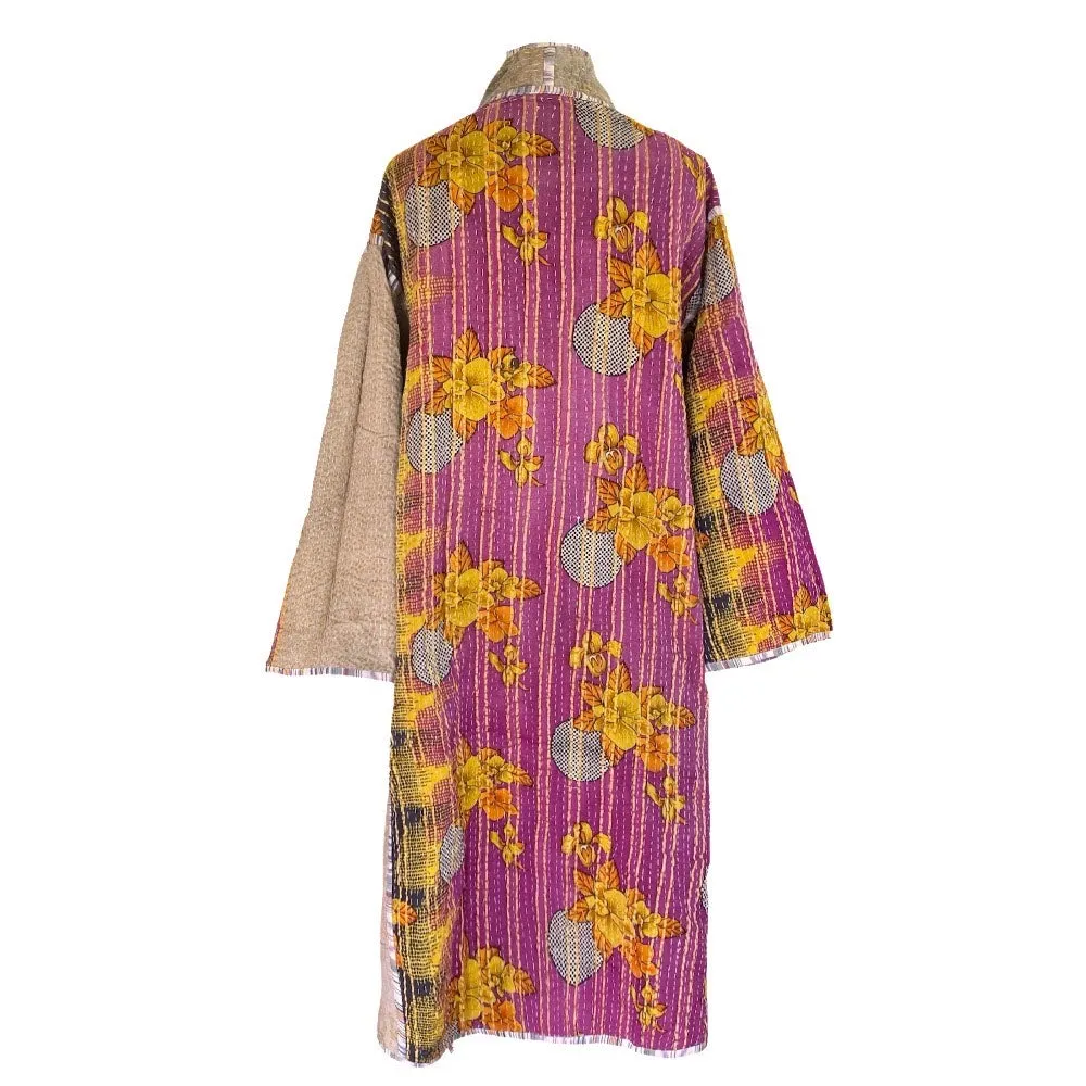 Awena Cotton quilted vintage kantha coat