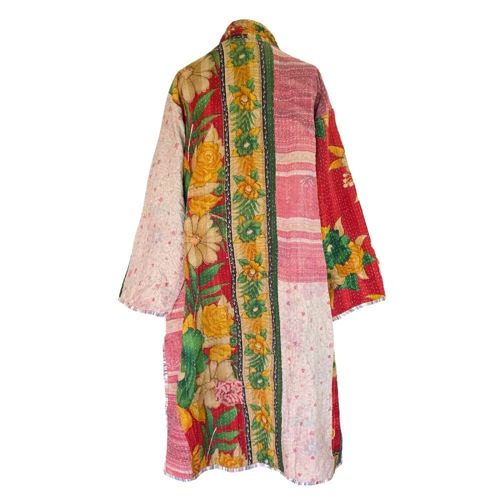 Awena Cotton quilted vintage kantha coat