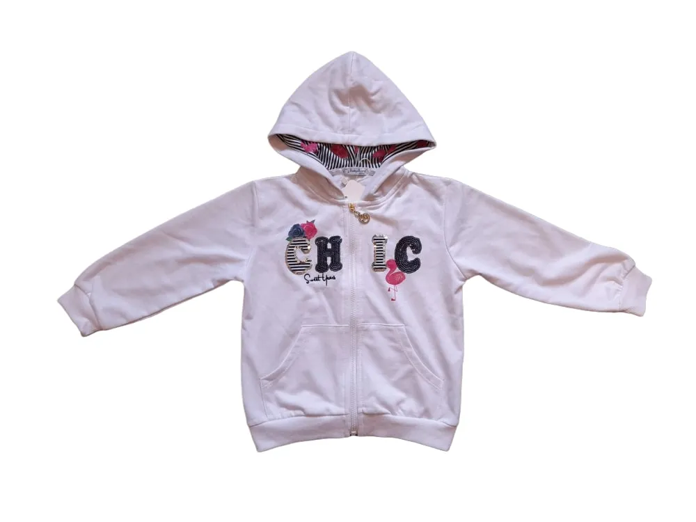 Baby Band White Chic Sweet Years Youngers Girls Hoodie