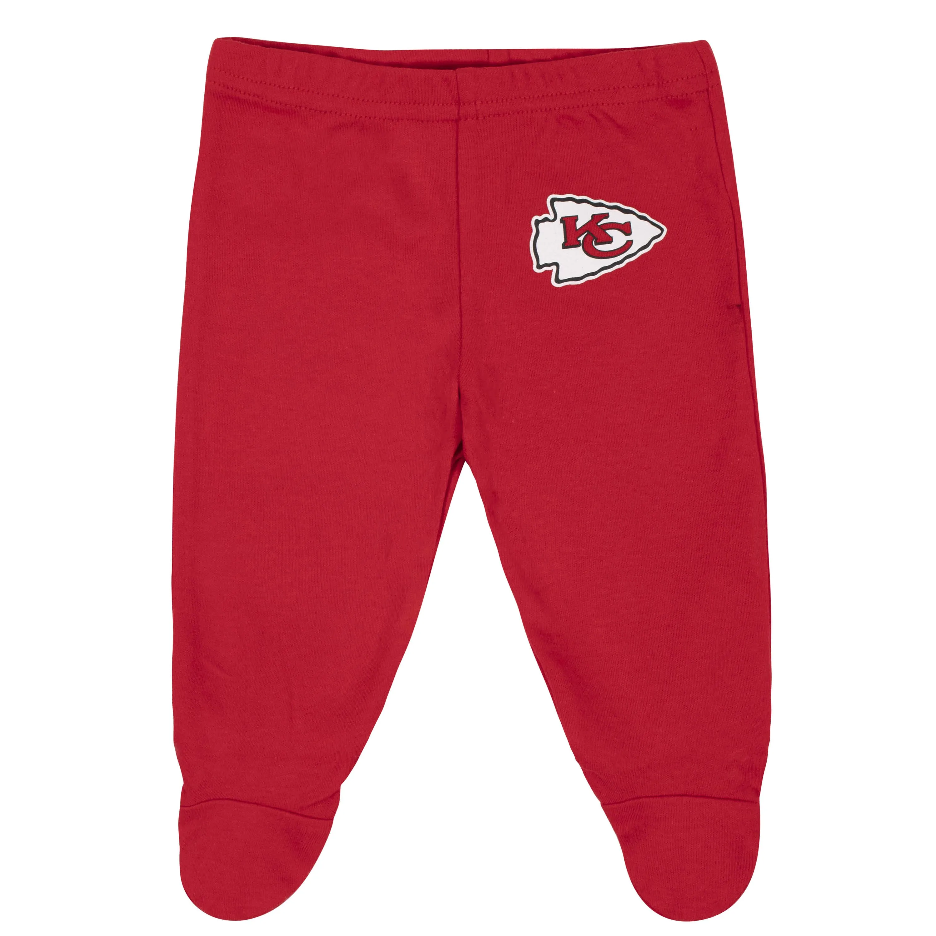 Baby Boys Kansas City Chiefs 3-Piece Bodysuit, Pant and Cap Set