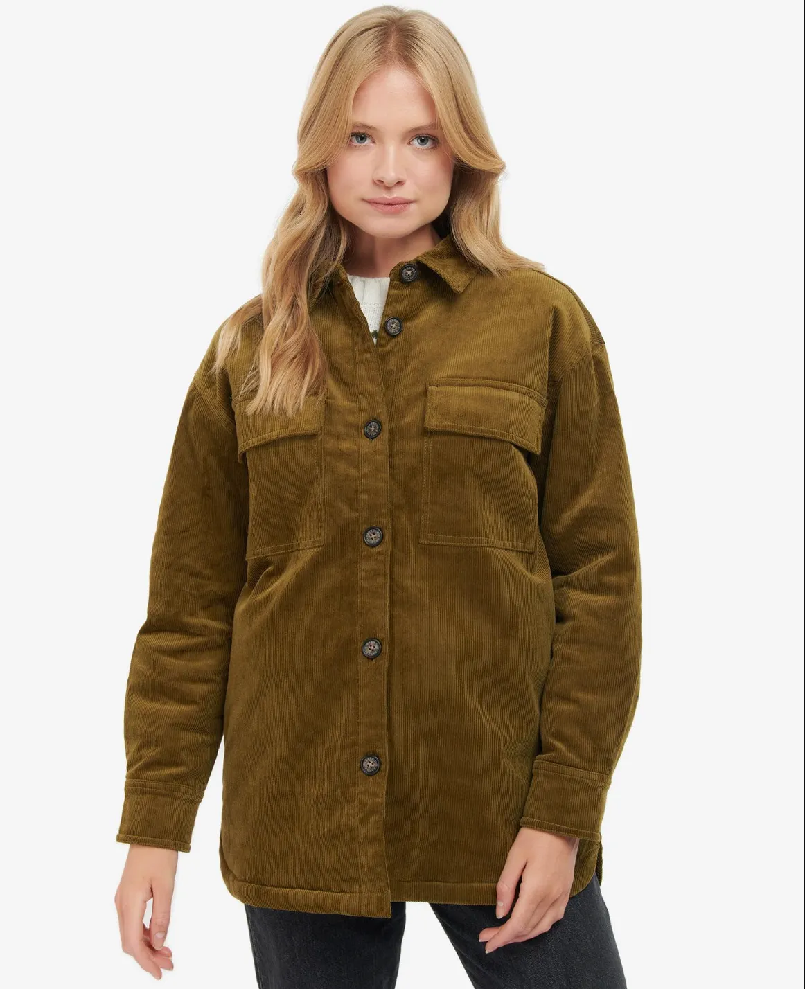 Barbour Lana Overshirt Sherpa Lined Cord Jacket LOS0044