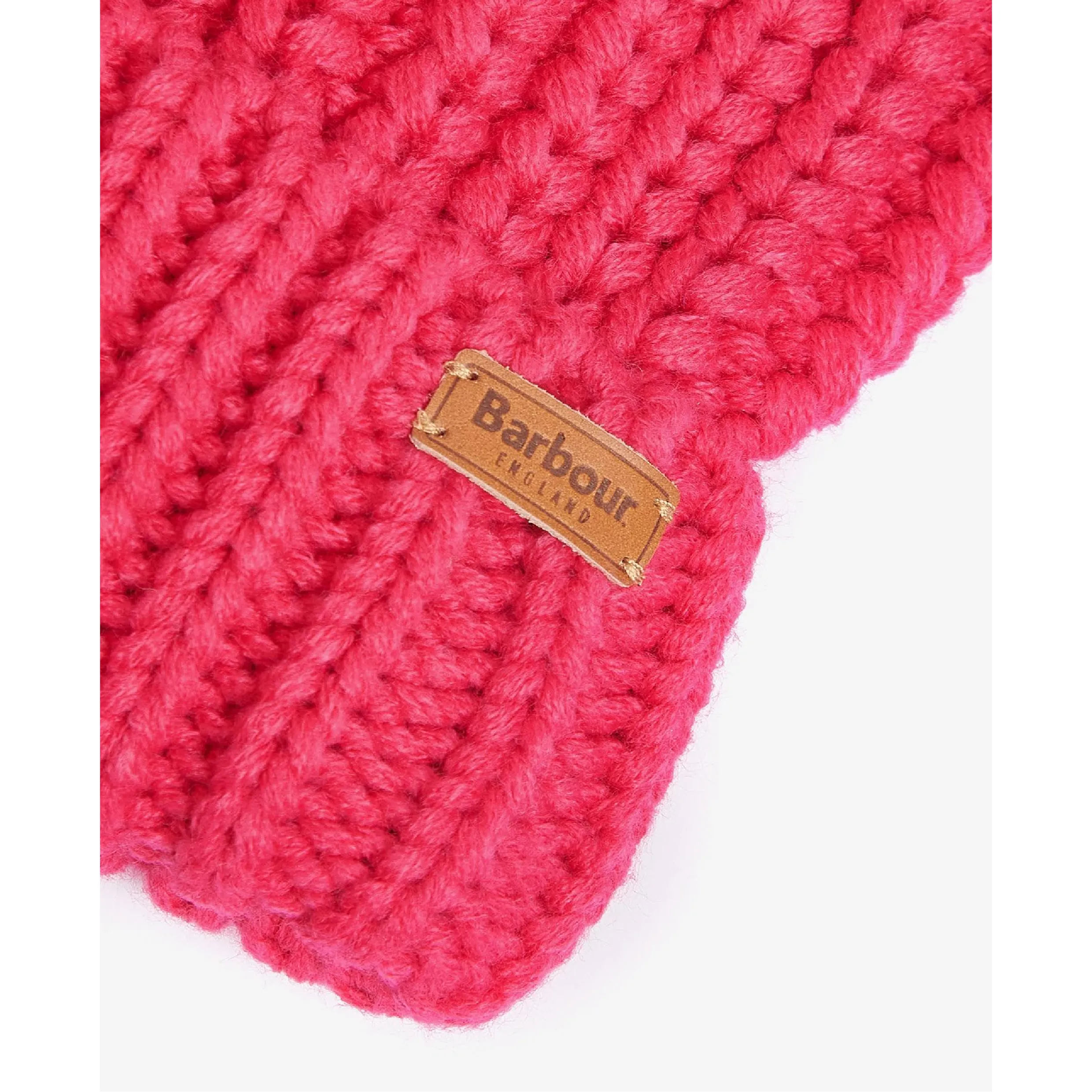 Barbour Saltburn Beanie Hat LHA0336 Pink Dahlia