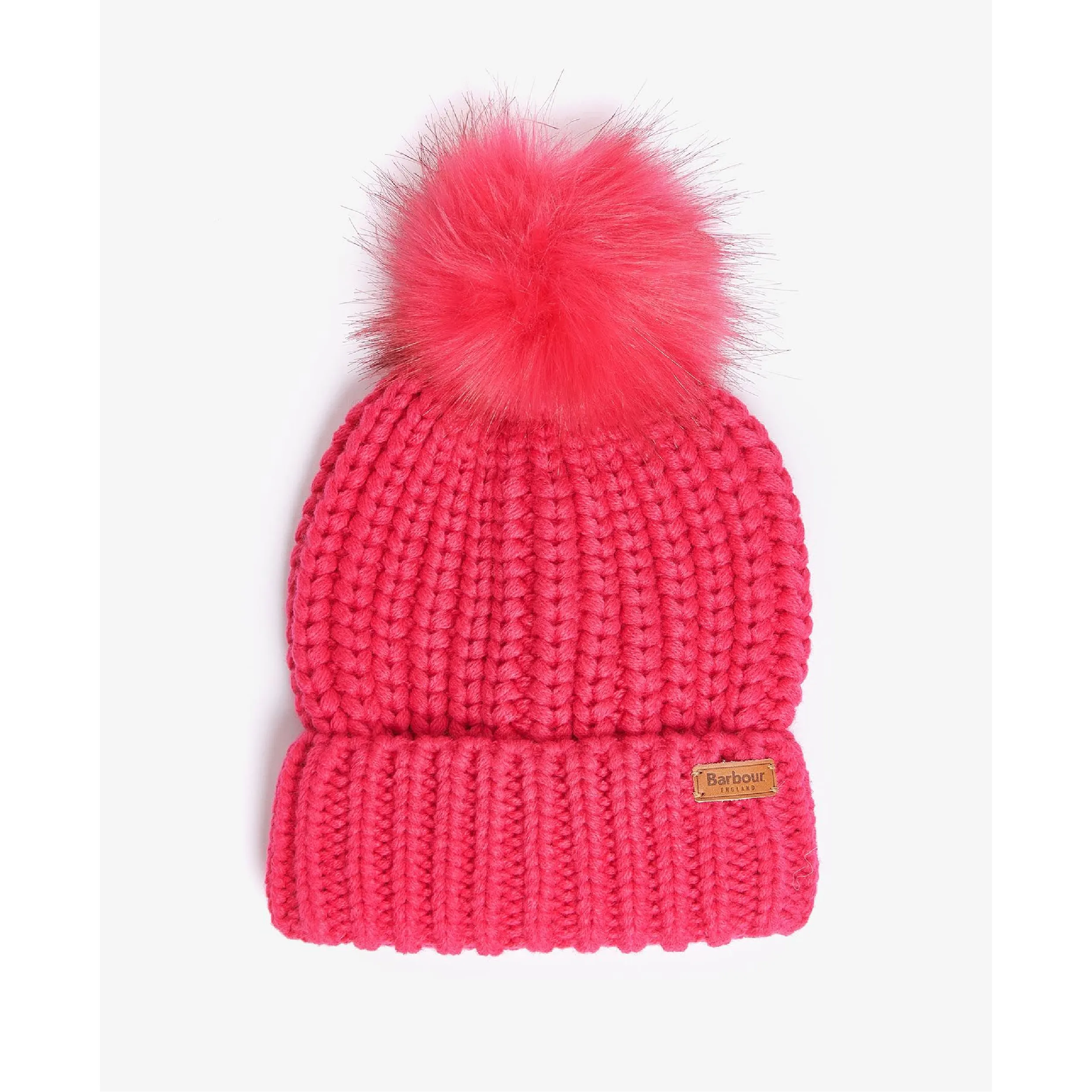 Barbour Saltburn Beanie Hat LHA0336 Pink Dahlia