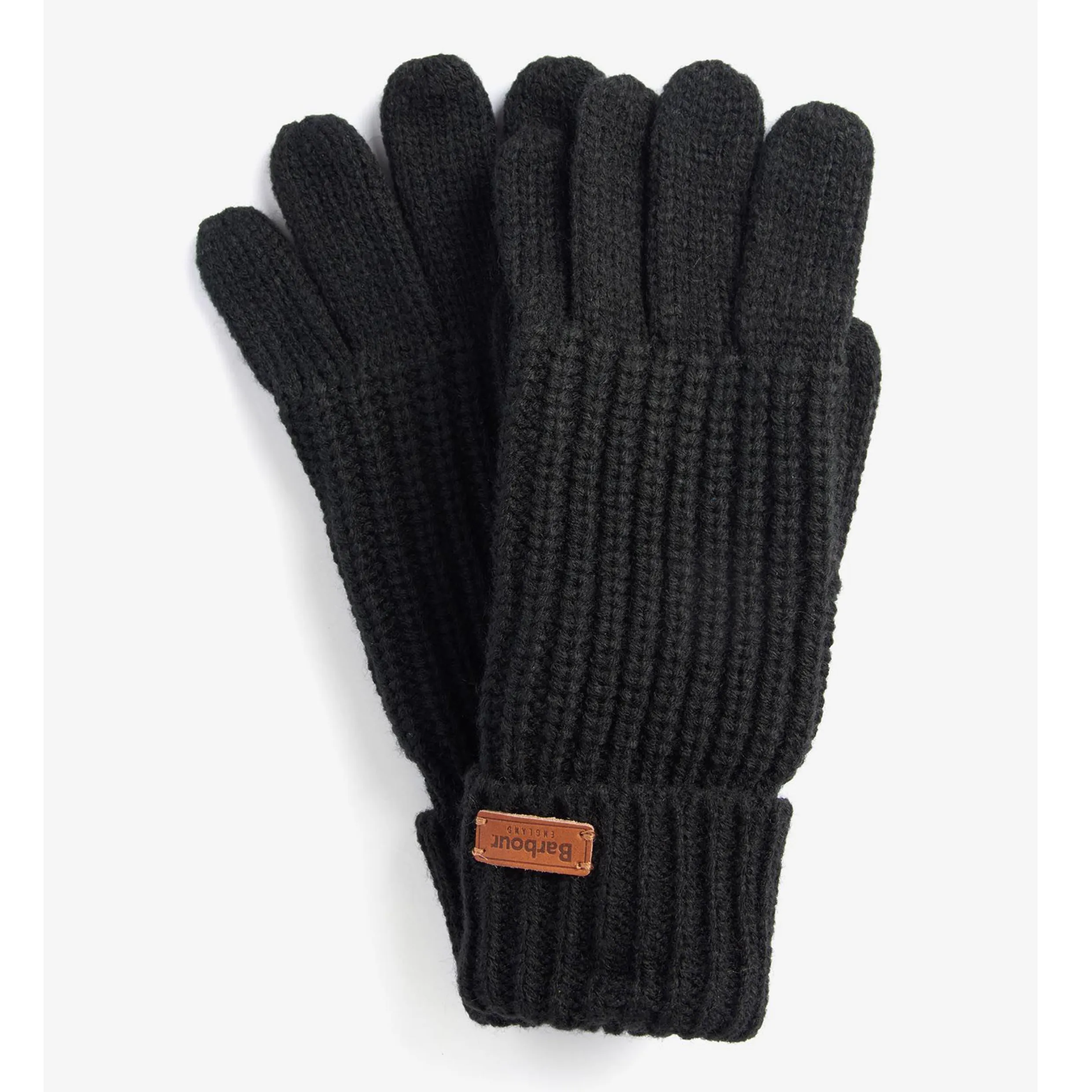 Barbour Saltburn Knit Glove in Black LGL0132