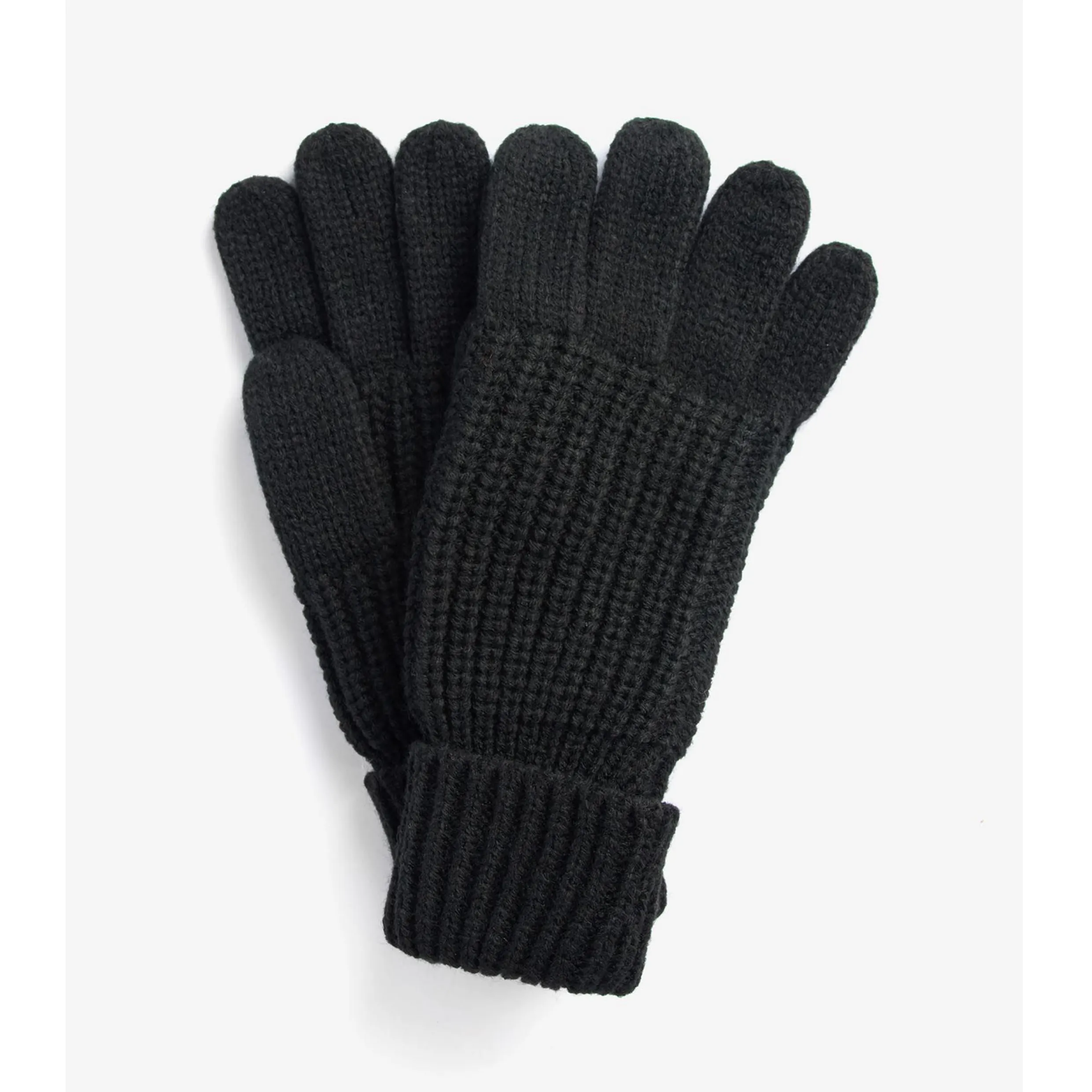 Barbour Saltburn Knit Glove in Black LGL0132
