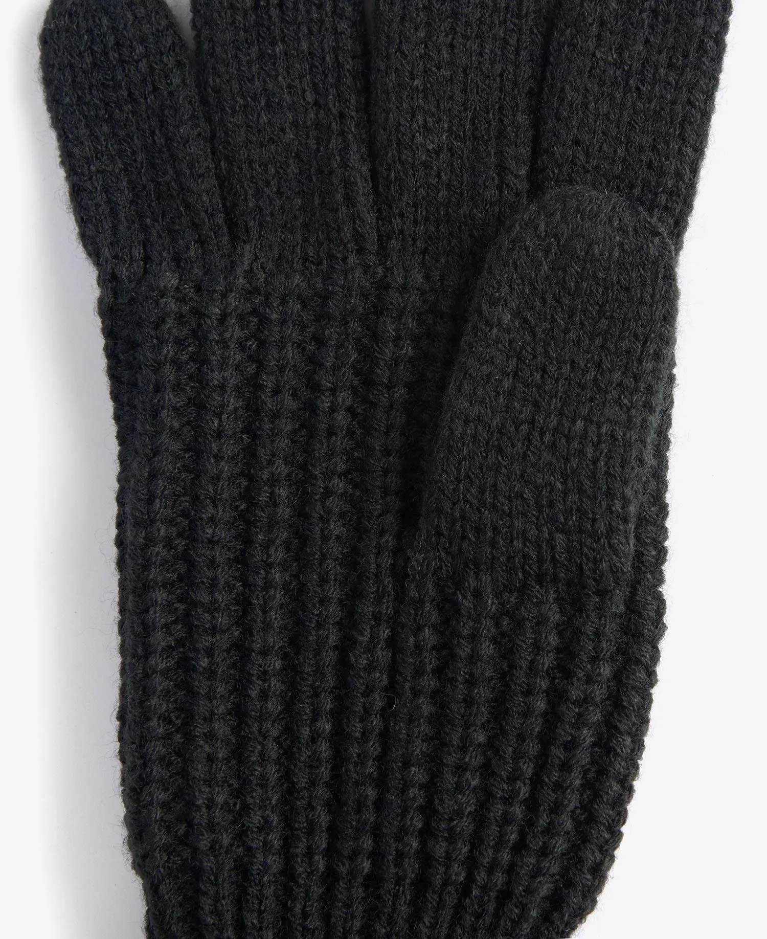 Barbour Saltburn Knit Glove in Black LGL0132