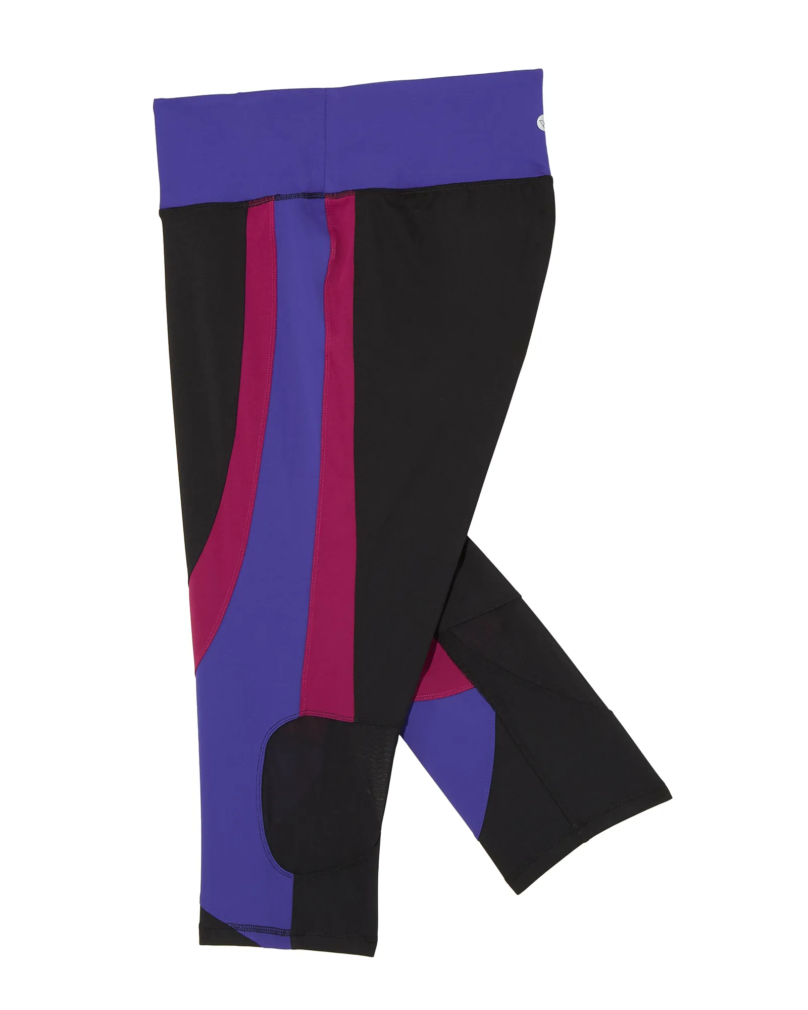 Barton Capri Tights | Black / Royal Blue