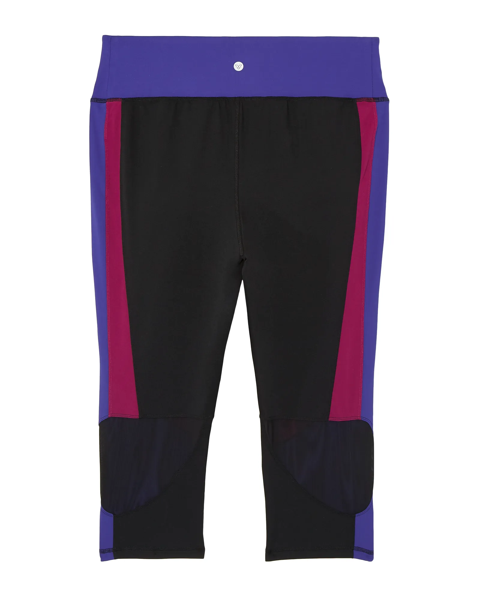 Barton Capri Tights | Black / Royal Blue