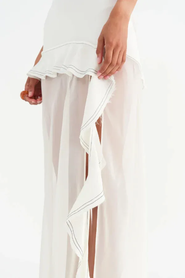 Benni Delilah Maxi Dress - White