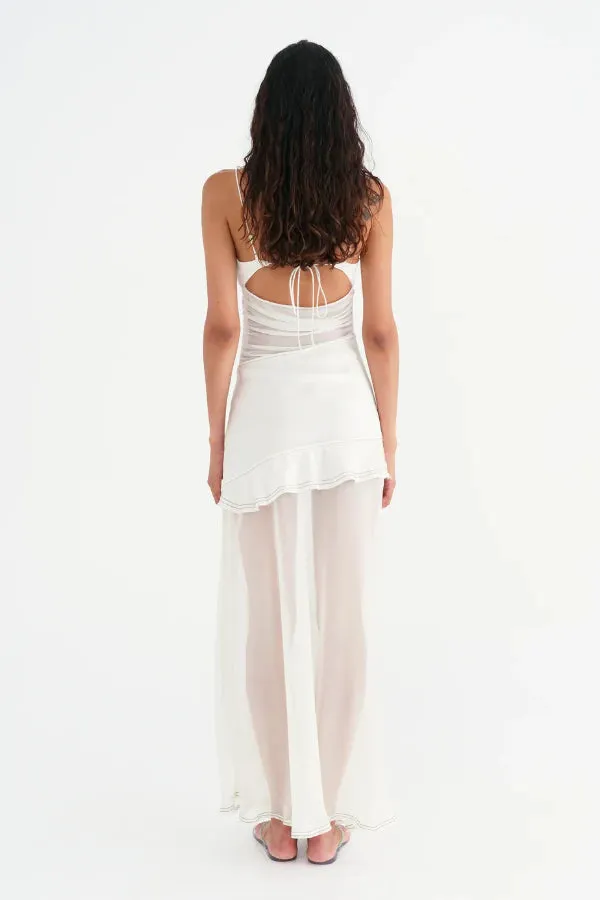Benni Delilah Maxi Dress - White