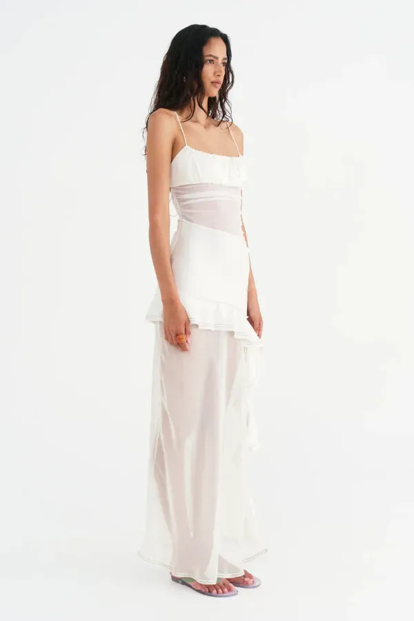 Benni Delilah Maxi Dress - White