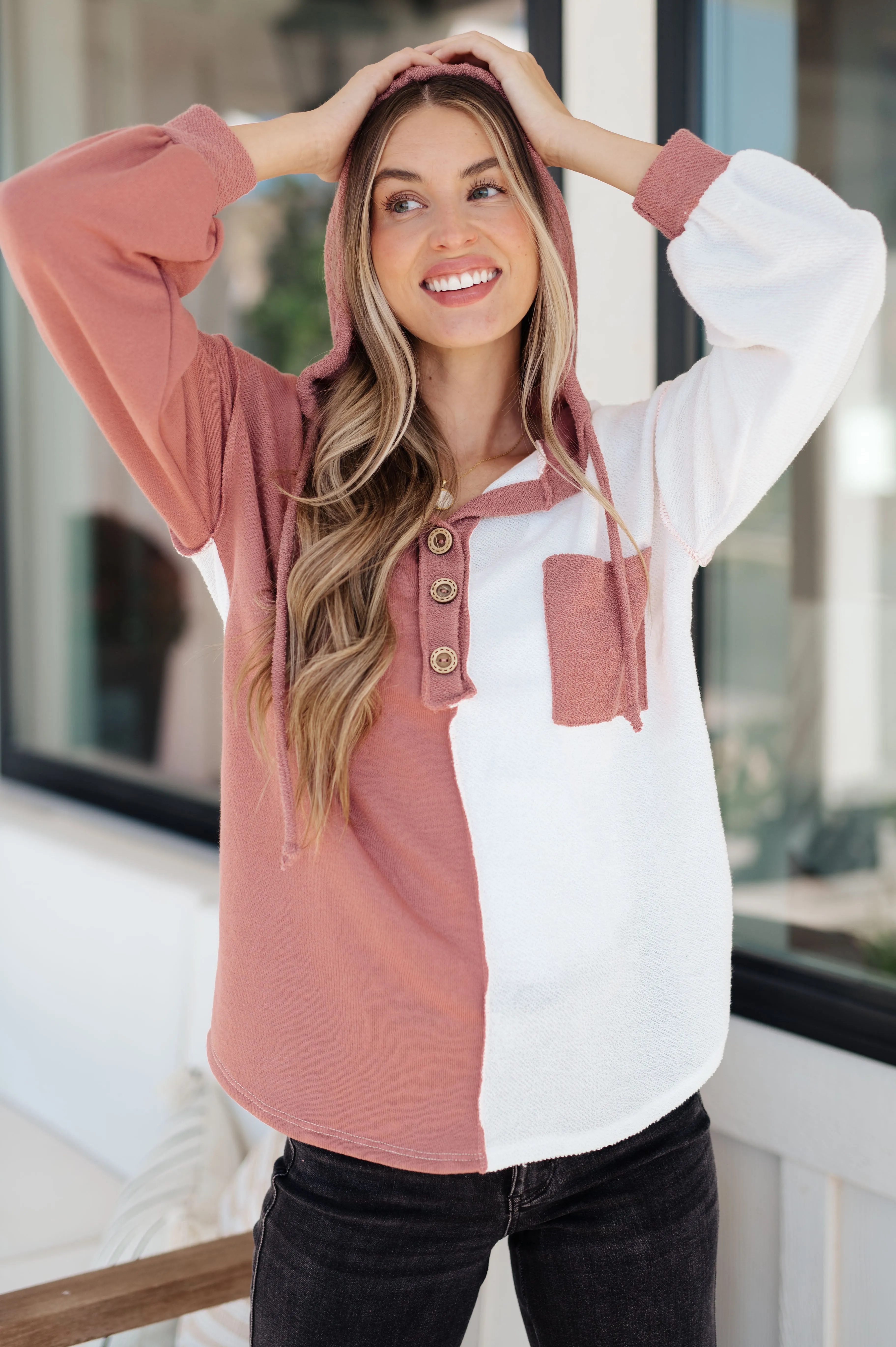 Best On The Block Color Block Hoodie - Bibi
