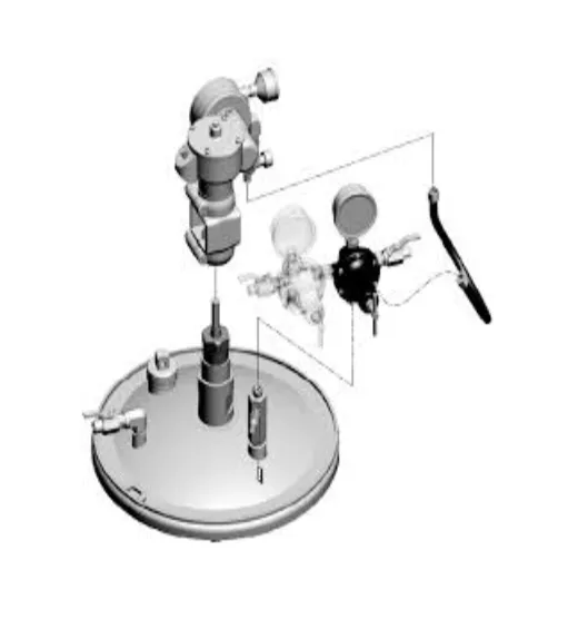 Binks 183G 5 Gallons ASME Galvanized Carbon Steel Pressure Tank - Single Regulated w/ Extra Sensitive Regulator & 15:1 Gear Reduced Agitator