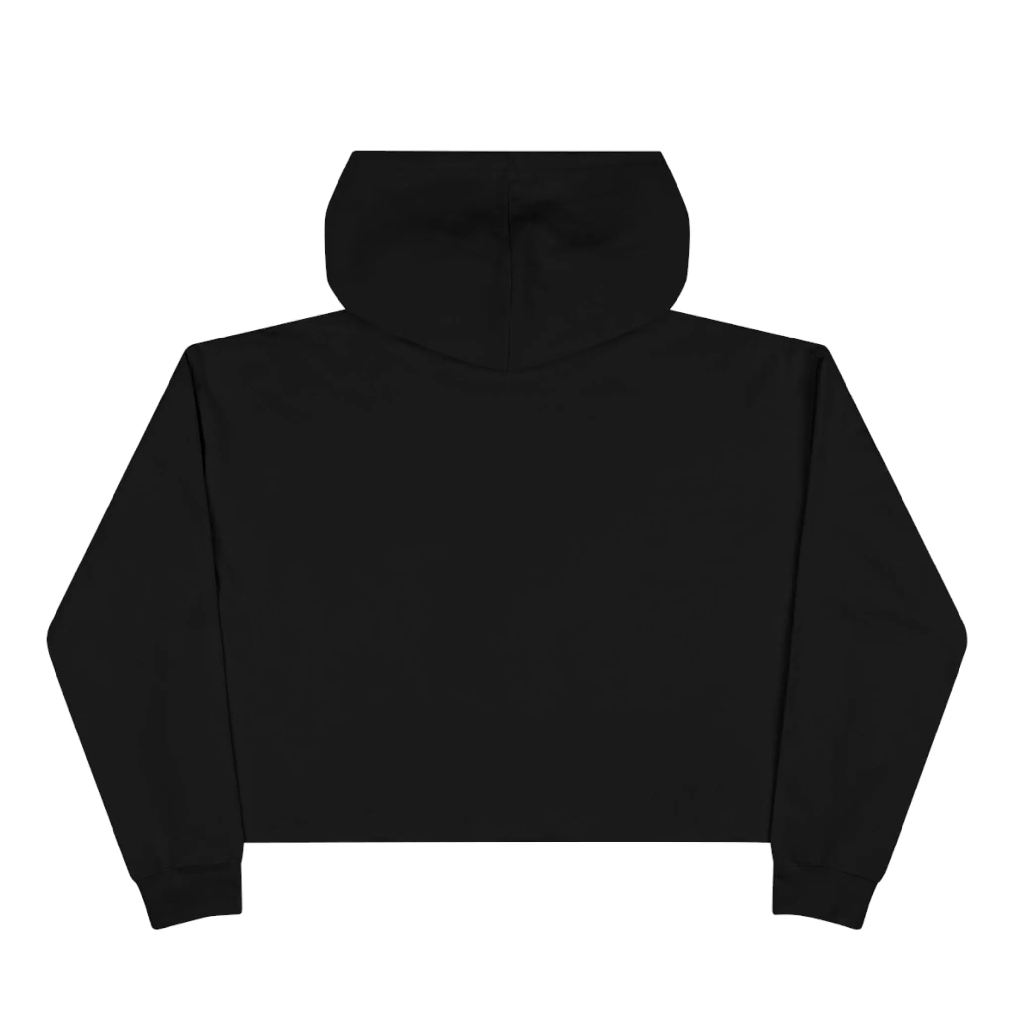 Black 365 Crop Hoodie