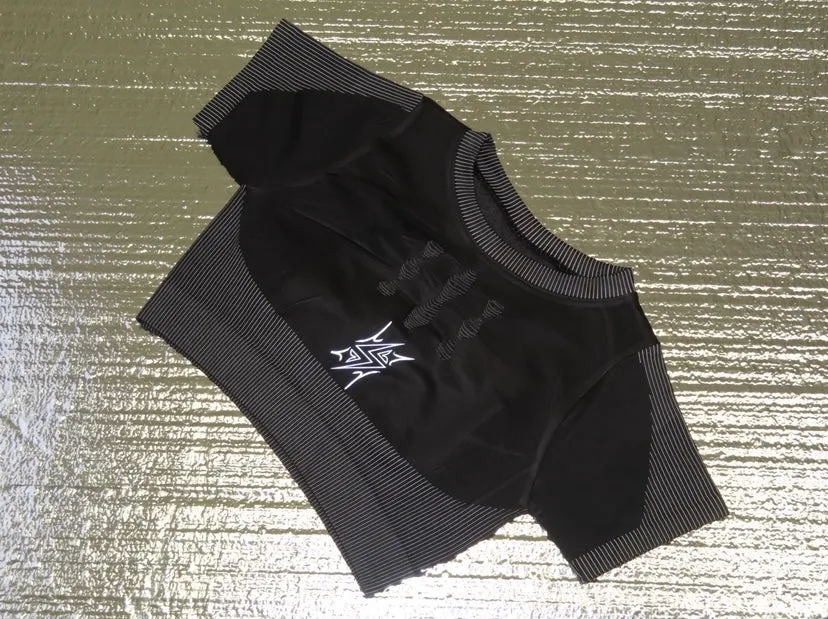 Black Cat Crop Top