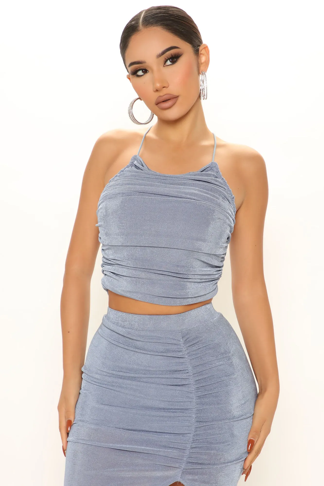 Blair Skirt Set - Blue