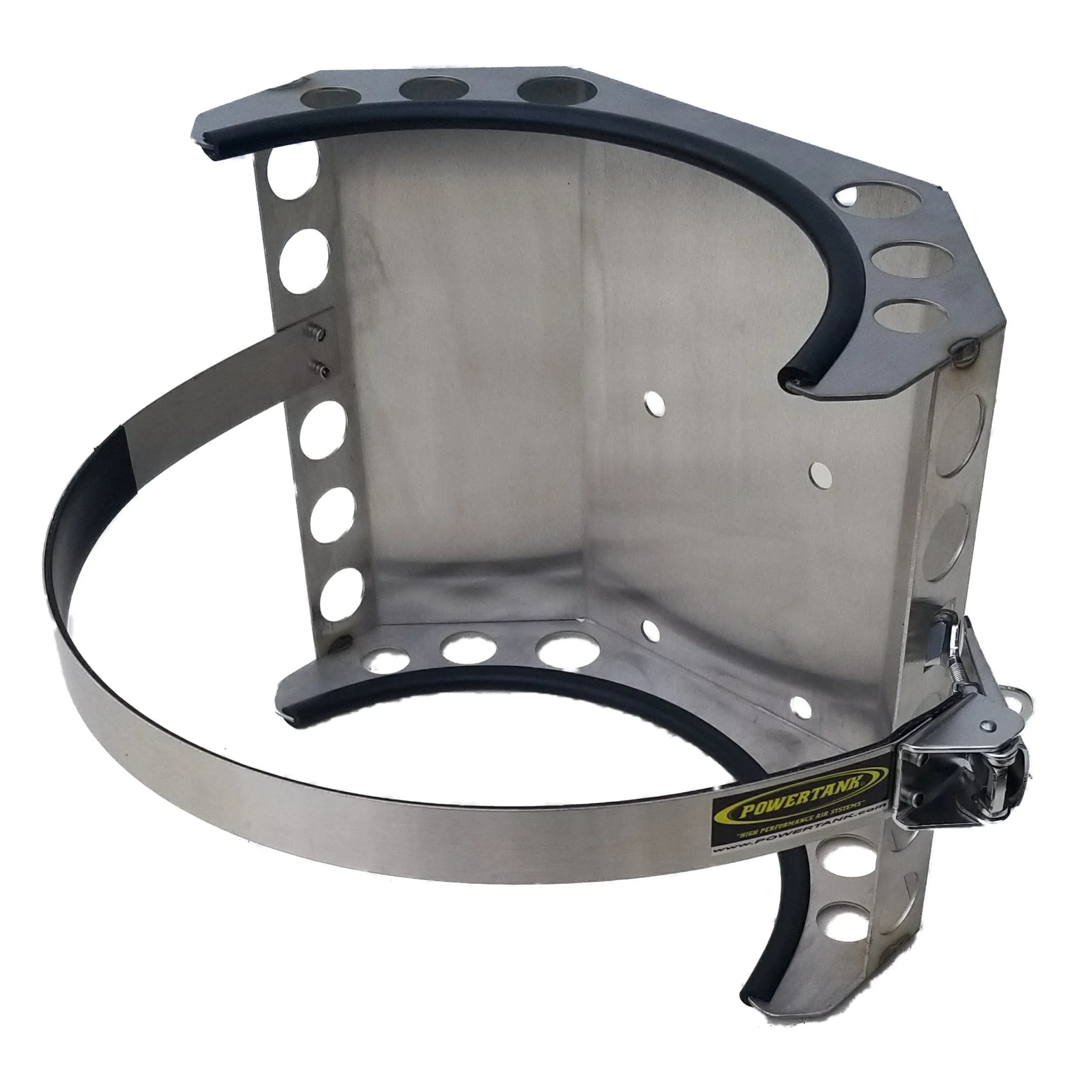 BLEM - Propane Tank Bracket for 10 lb. Aluminum Propane Tank - Silver