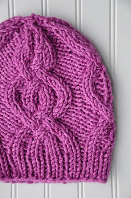 Cable Cross Hat by Universal Yarn Design Team