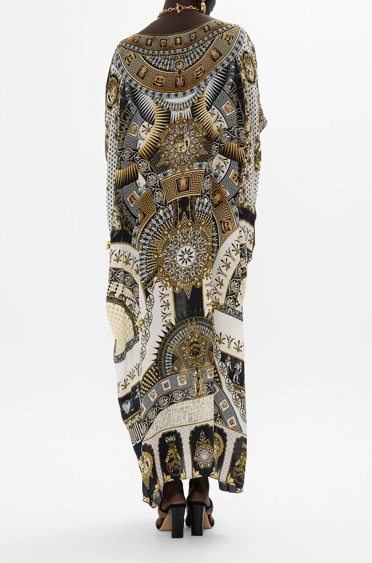Camilla - Temples Of Dendara Round Neck Kaftan