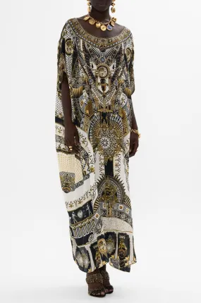 Camilla - Temples Of Dendara Round Neck Kaftan