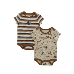 Carhartt Kid's Short Sleeve Farm Infant Set Bodysuit