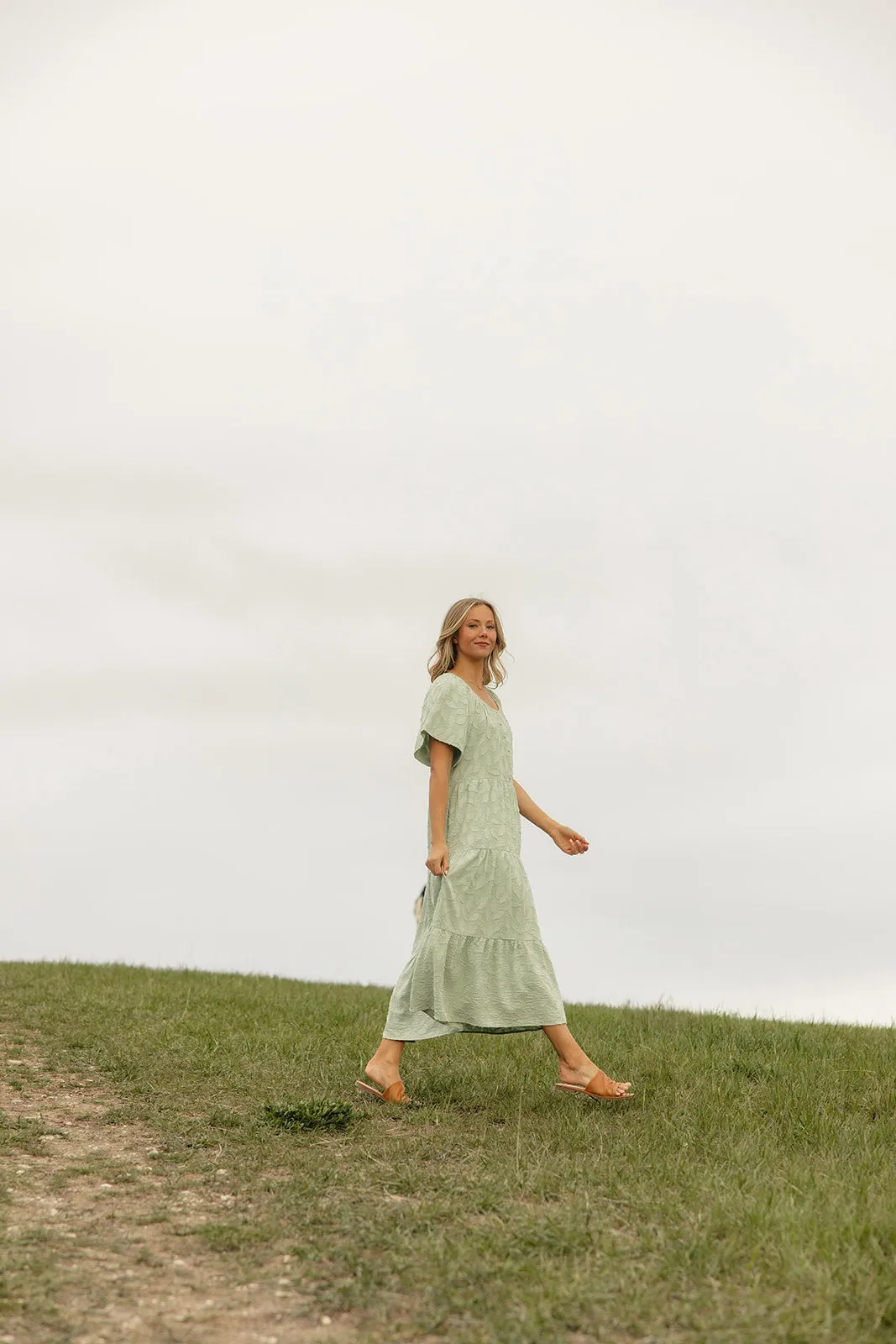 Carried Away Textured Maxi
